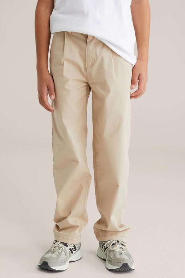 WE Fashion Blue Ridge casual broek beige
