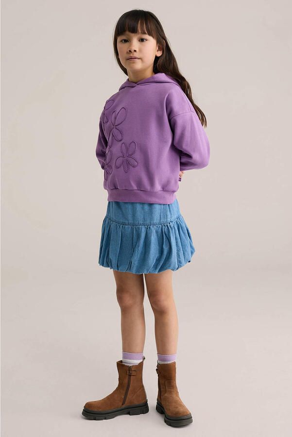 WE Fashion Blue Ridge denim ballonrok medium blue denim - Foto 2