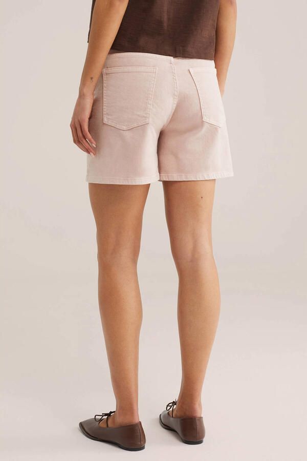 WE Fashion Blue Ridge denim regular waist short lichtroze - Foto 3