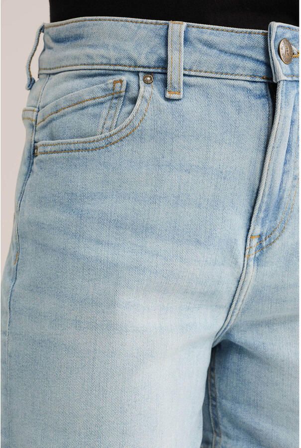 WE Fashion Blue Ridge denim regular waist short light blue denim - Foto 2