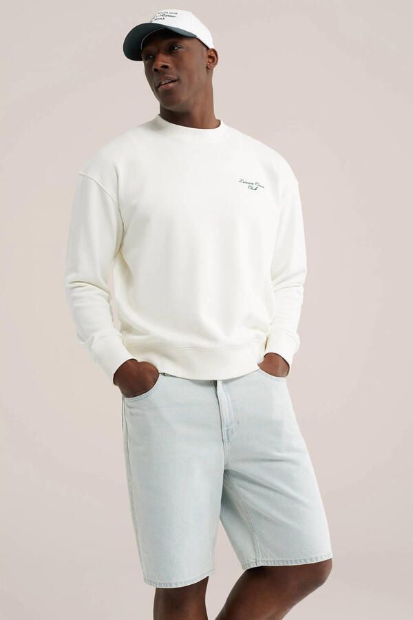WE Fashion Blue Ridge denim relaxed short lichtblauw - Foto 2