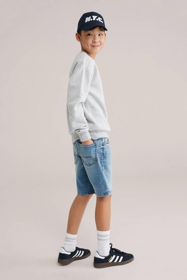 WE Fashion Blue Ridge denim short light blue denim - Foto 3