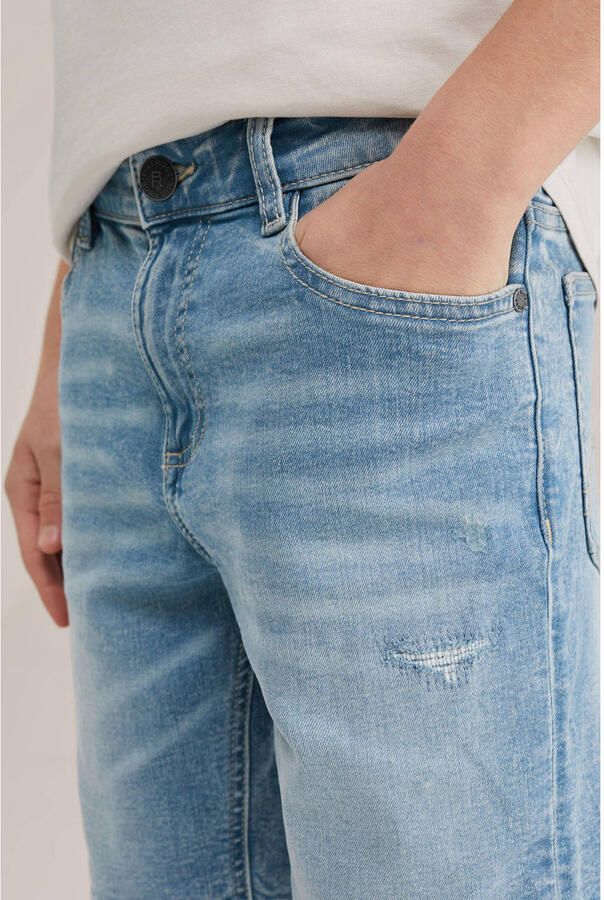 WE Fashion Blue Ridge denim short medium blue denim - Foto 2