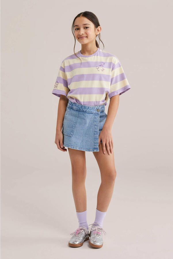 WE Fashion Blue Ridge denim skort light blue denim - Foto 3