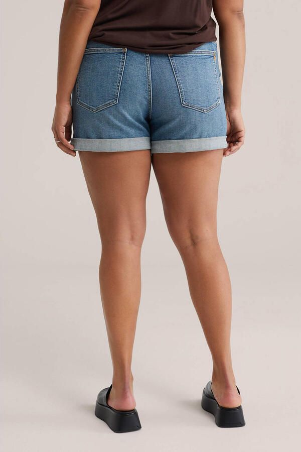 WE Fashion Blue Ridge denim slim regular waist short medium blue denim - Foto 2
