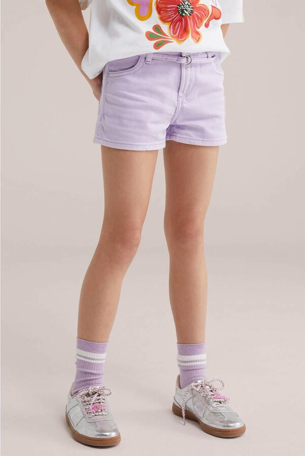 WE Fashion Blue Ridge denim slim short lila - Foto 2