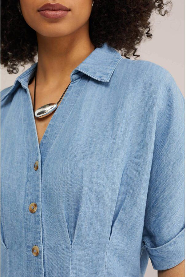 WE Fashion Blue Ridge denim spijkerjurk light blue denim - Foto 2