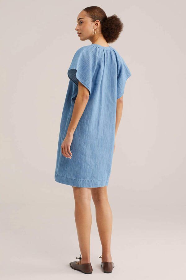 WE Fashion Blue Ridge denim spijkerjurk medium blue denim - Foto 2