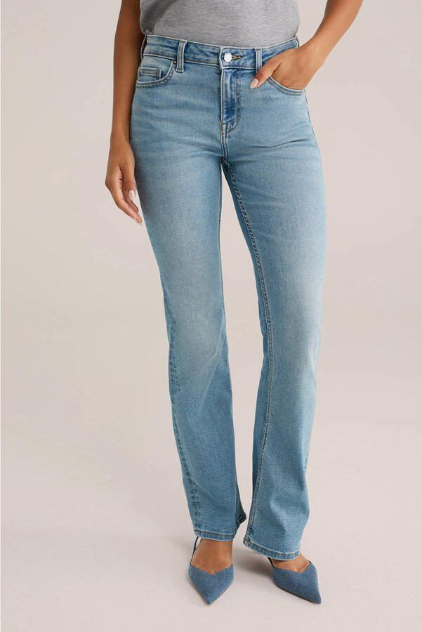 WE Fashion Blue Ridge flared jeans light blue denim - Foto 2