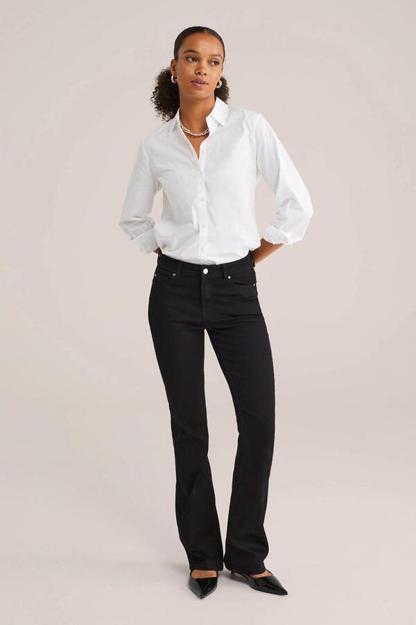 WE Fashion Blue Ridge bootcut jeans zwart - Foto 3