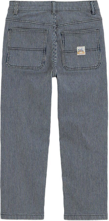 WE Fashion Blue Ridge gestreepte straight leg jeans medium blue denim - Foto 3