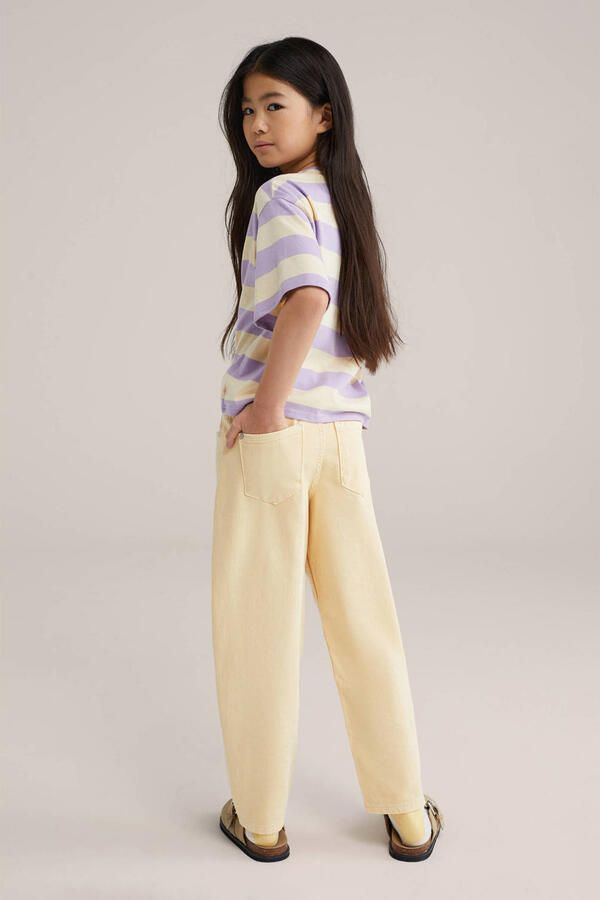 WE Fashion Blue Ridge high waist barrel jeans lichtgeel - Foto 3