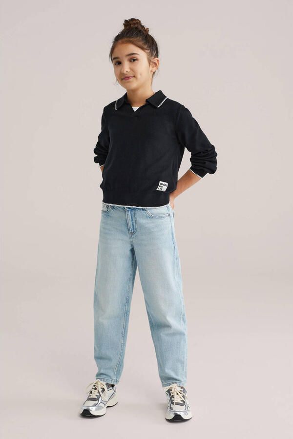 WE Fashion Blue Ridge high waist barrel jeans light blue denim - Foto 3