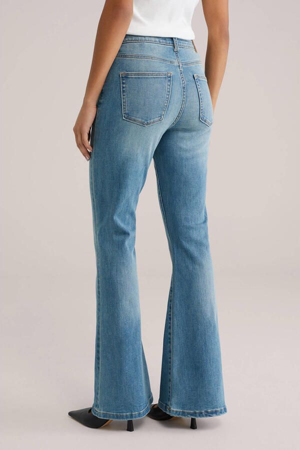 WE Fashion Blue Ridge high waist flared jeans light blue denim - Foto 2
