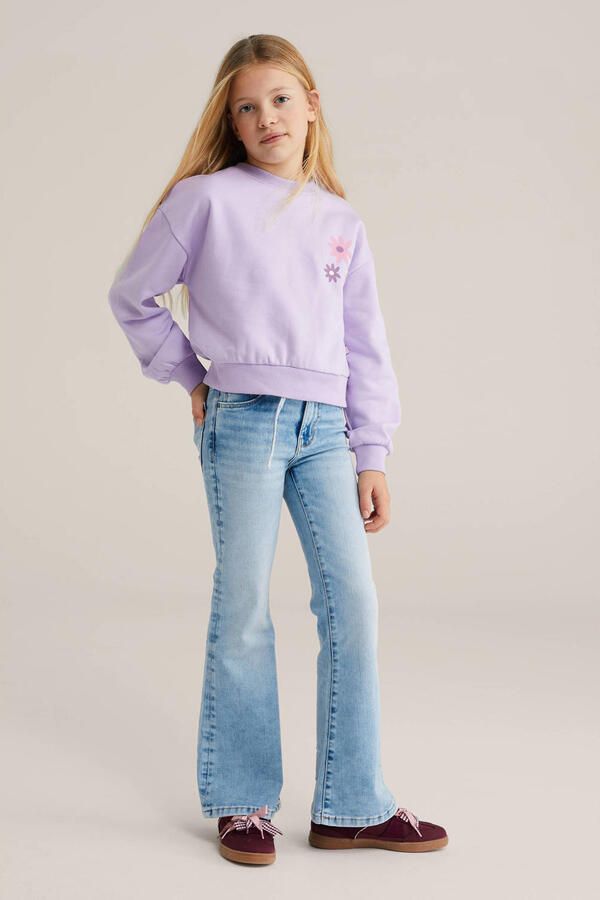 WE Fashion Blue Ridge high waist flared jeans light blue denim - Foto 2