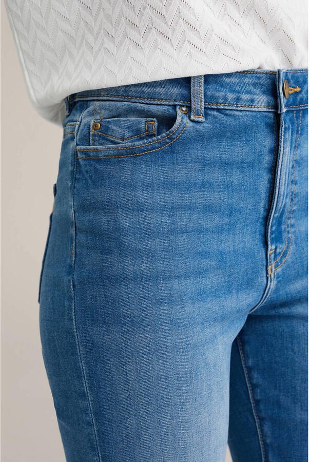 WE Fashion Blue Ridge high waist flared jeans medium blue denim - Foto 2