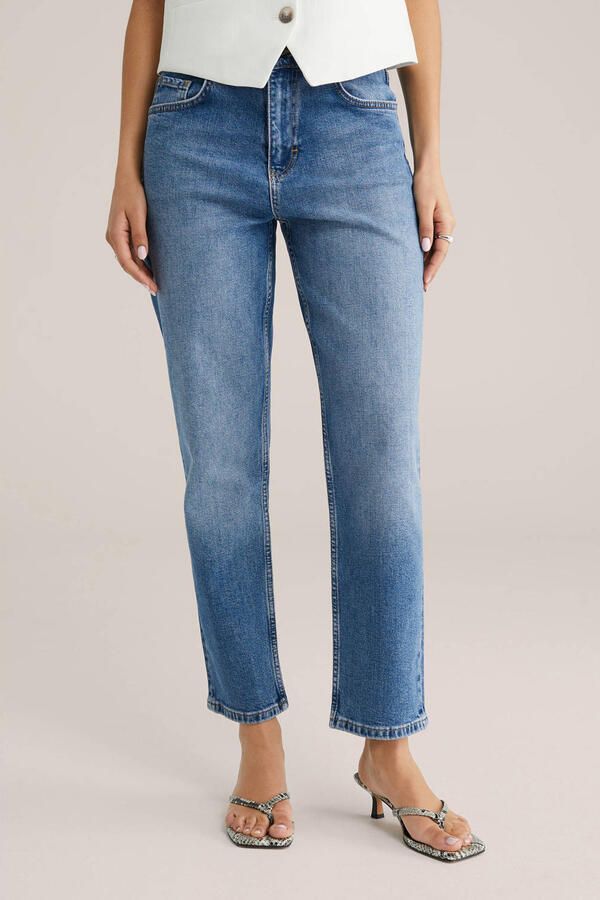 WE Fashion Blue Ridge high waist regular fit jeans medium blue denim - Foto 2