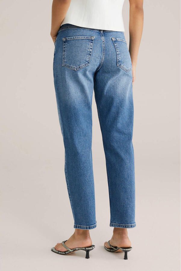 WE Fashion Blue Ridge high waist regular fit jeans medium blue denim