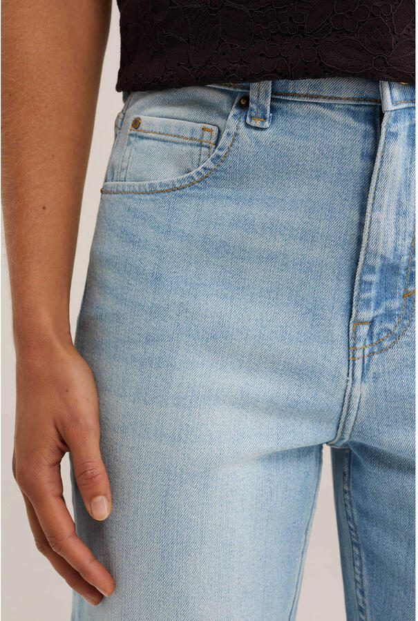 WE Fashion Blue Ridge high waist tapered jeans light blue denim - Foto 2