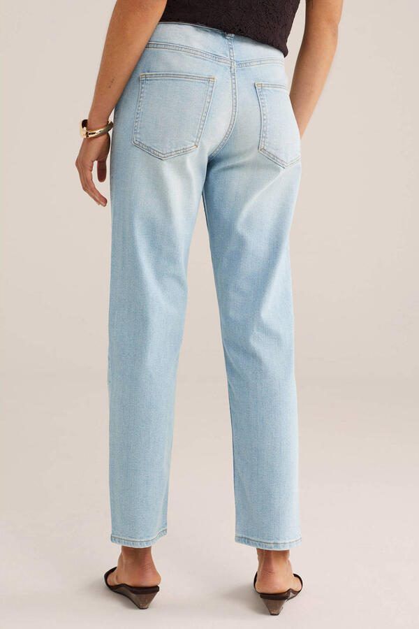 WE Fashion Blue Ridge high waist tapered jeans light blue denim - Foto 3