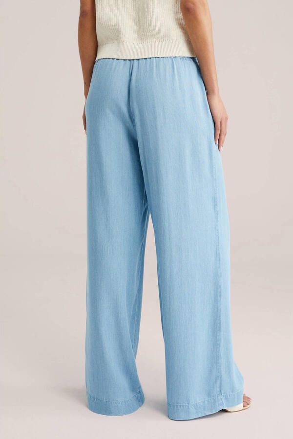 WE Fashion Blue Ridge high waist wide leg jeans light blue denim - Foto 3