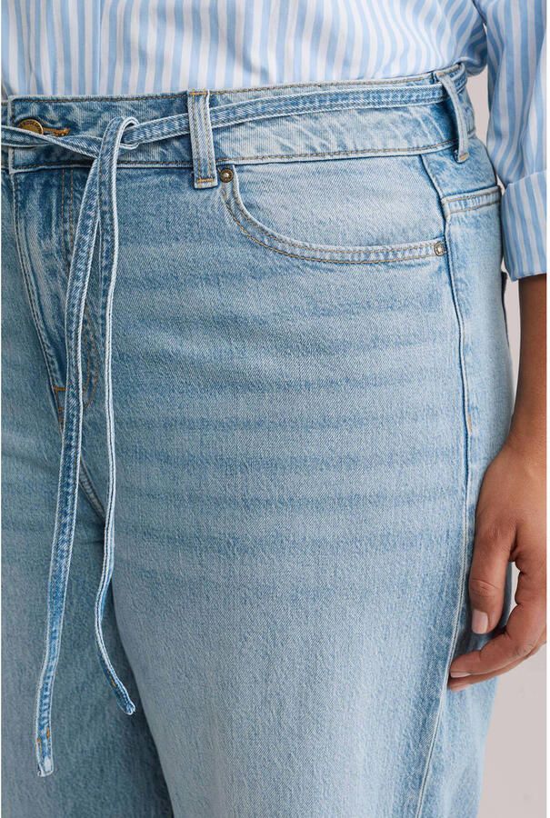 WE Fashion Blue Ridge high waist wide leg jeans light blue denim - Foto 2