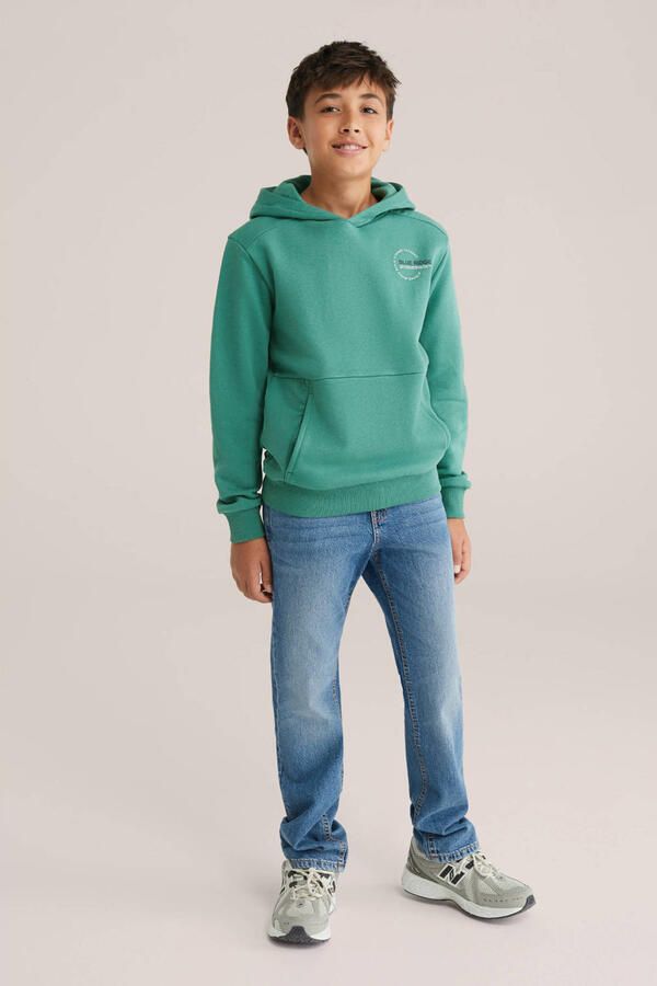 WE Fashion Blue Ridge hoodie donkergroen - Foto 3