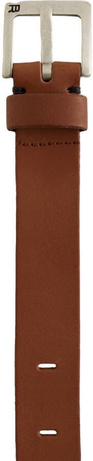 WE Fashion Blue Ridge leren riem cognac - Foto 3