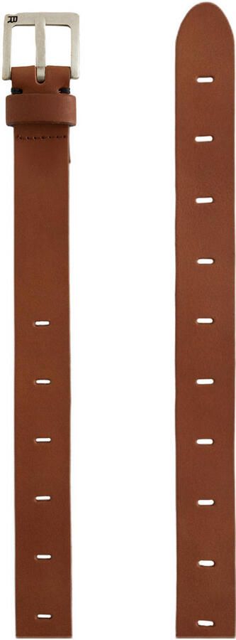 WE Fashion Blue Ridge leren riem cognac - Foto 2