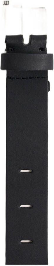 WE Fashion Blue Ridge leren riem zwart - Foto 2