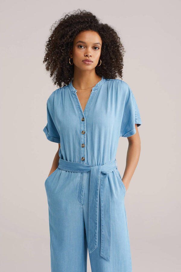 WE Fashion Blue Ridge jumpsuit medium blue denim