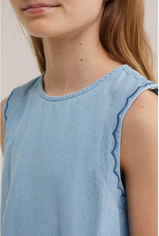 WE Fashion Blue Ridge korte jurk blauw - Foto 2