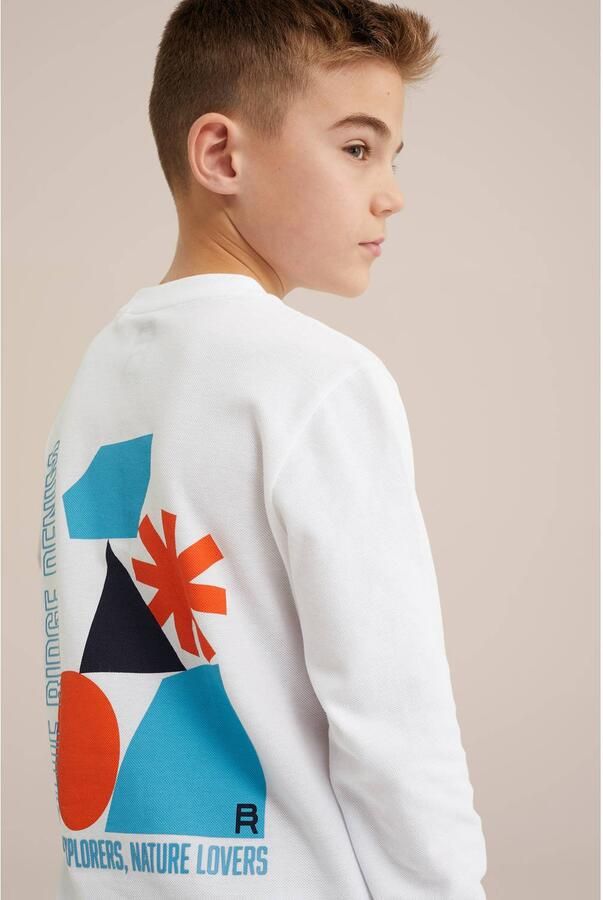 WE Fashion Blue Ridge longsleeve wit - Foto 1