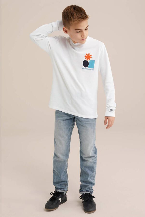 WE Fashion Blue Ridge longsleeve wit - Foto 2