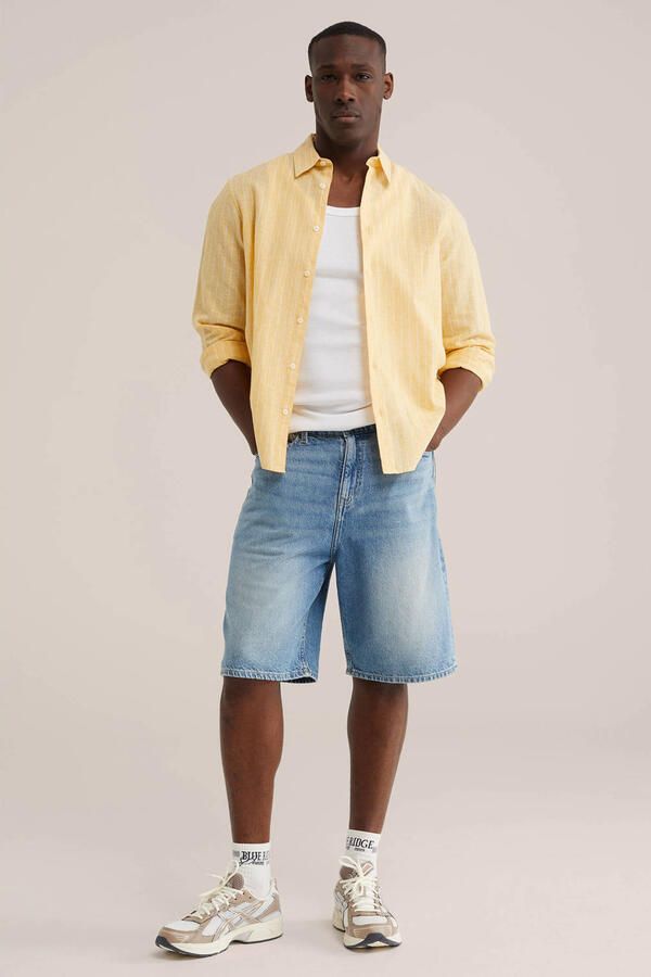 WE Fashion Blue Ridge loose denim short blauw - Foto 3