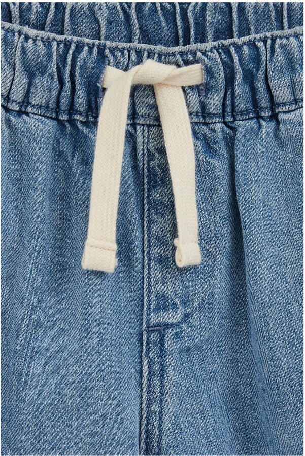 WE Fashion Blue Ridge loose fit denim short medium blue denim - Foto 2