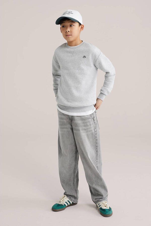 WE Fashion Blue Ridge loose fit jeans baggy jeans grey denim - Foto 3