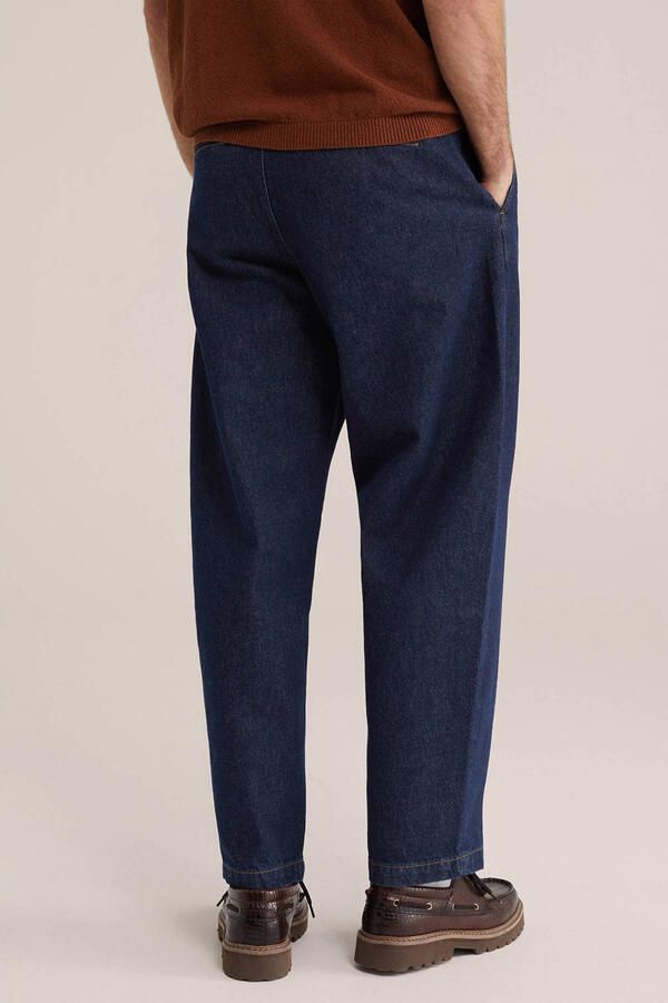 WE Fashion Blue Ridge loose fit jeans donkerblauw - Foto 3