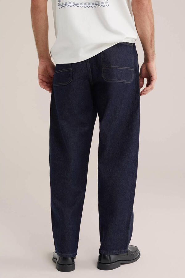WE Fashion Blue Ridge loose fit jeans donkerblauw - Foto 2
