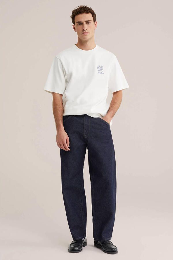 WE Fashion Blue Ridge loose fit jeans donkerblauw - Foto 3