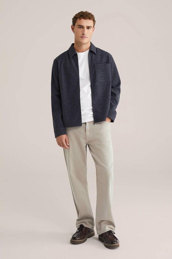 WE Fashion Blue Ridge loose fit jeans grey taupe