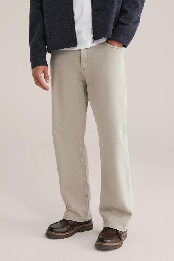 WE Fashion Blue Ridge loose fit jeans grey taupe - Foto 3