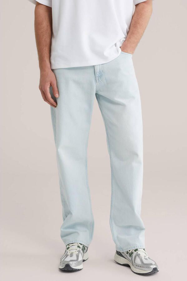 WE Fashion Blue Ridge loose fit jeans light blue denim