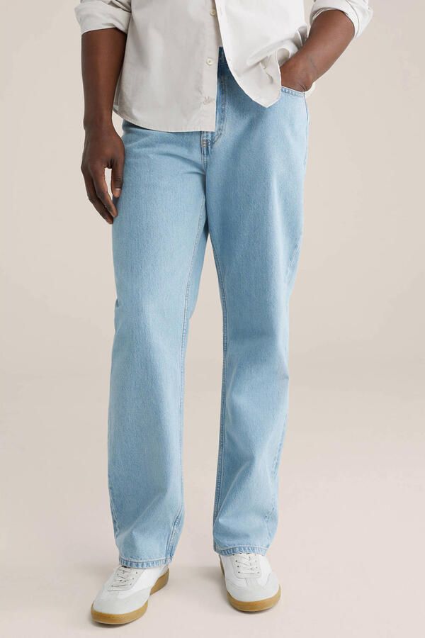 WE Fashion Blue Ridge loose fit jeans light blue denim