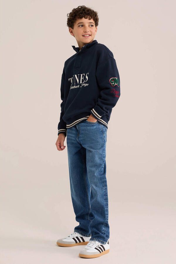 WE Fashion Blue Ridge loose fit jeans mediumblauw - Foto 2