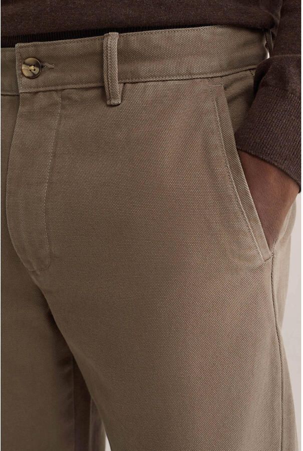 WE Fashion Blue Ridge regular chino bruin