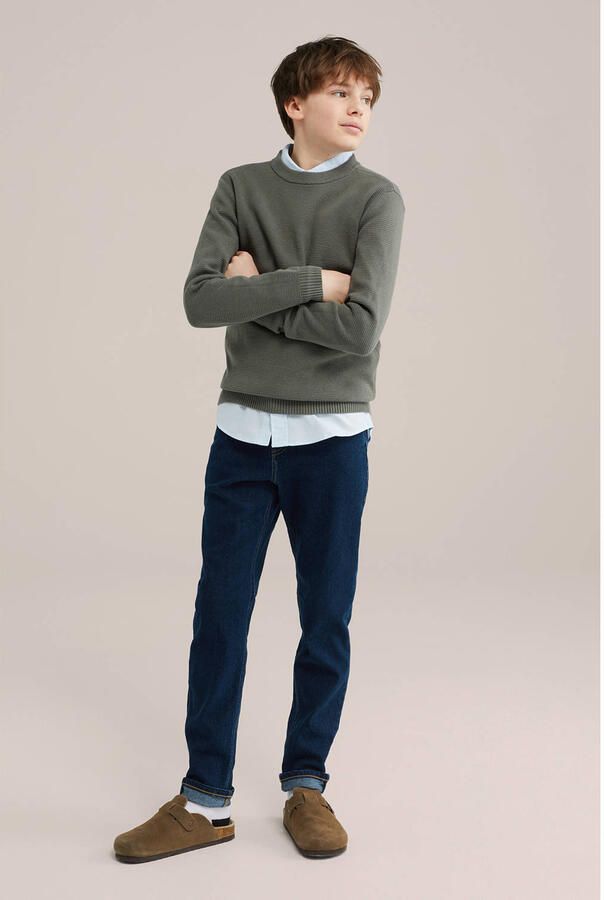 WE Fashion Blue Ridge regular fit jeans dark blue denim - Foto 2