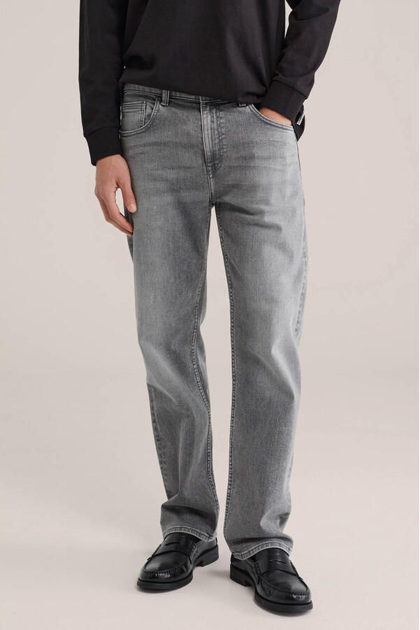 WE Fashion Blue Ridge regular fit jeans grey denim