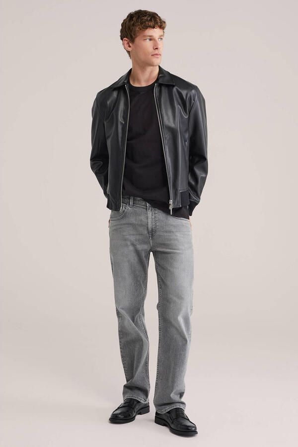 WE Fashion Blue Ridge regular fit jeans grey denim - Foto 3
