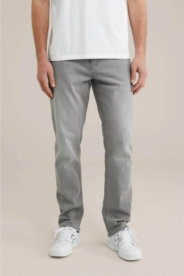 WE Fashion Blue Ridge regular fit jeans light grey denim